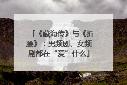 《藏海传》与《折腰》：男频剧、女频剧都在“爱”什么