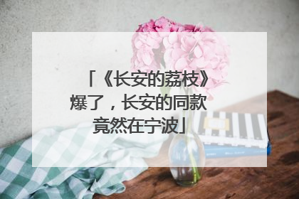 《长安的荔枝》爆了，长安的同款竟然在宁波