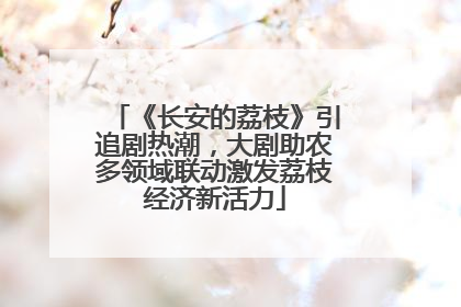 《长安的荔枝》引追剧热潮，大剧助农多领域联动激发荔枝经济新活力