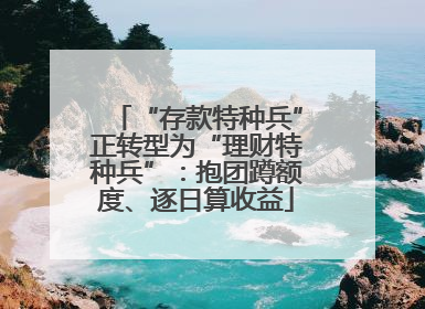 “存款特种兵”正转型为“理财特种兵”：抱团蹲额度、逐日算收益