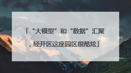 “大模型”和“数据”汇聚，经开区这座园区很酷炫