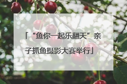 “鱼你一起乐翻天”亲子抓鱼摄影大赛举行