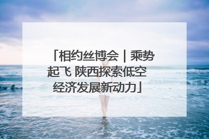 相约丝博会｜乘势起飞 陕西探索低空经济发展新动力