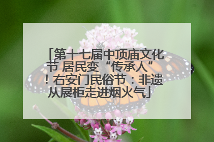 第十七届中顶庙文化节 居民变“传承人”！右安门民俗节：非遗从展柜走进烟火气
