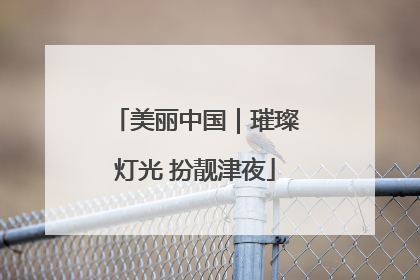 美丽中国｜璀璨灯光 扮靓津夜