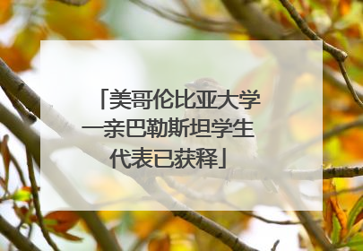 美哥伦比亚大学一亲巴勒斯坦学生代表已获释