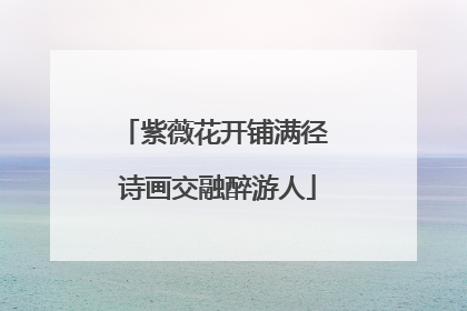 紫薇花开铺满径 诗画交融醉游人