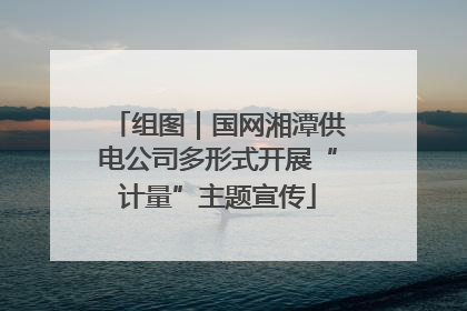 组图｜国网湘潭供电公司多形式开展“计量”主题宣传