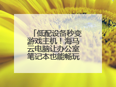 低配设备秒变游戏主机！海马云电脑让办公室笔记本也能畅玩光追特效大作