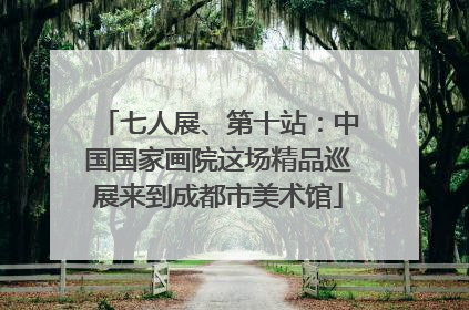 七人展、第十站：中国国家画院这场精品巡展来到成都市美术馆