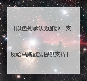 以色列承认为加沙一支反哈马斯武装提供支持
