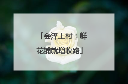 会泽上村：鲜花铺就增收路