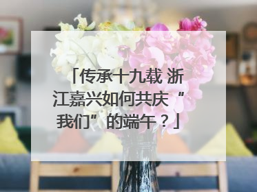 传承十九载 浙江嘉兴如何共庆“我们”的端午？