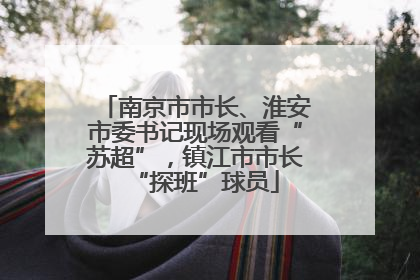 南京市市长、淮安市委书记现场观看“苏超”，镇江市市长“探班”球员