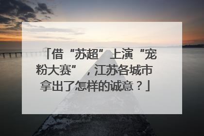 借“苏超”上演“宠粉大赛”，江苏各城市拿出了怎样的诚意？