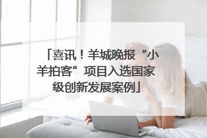 喜讯！羊城晚报“小羊拍客”项目入选国家级创新发展案例