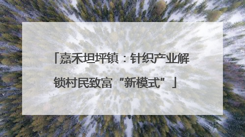 嘉禾坦坪镇：针织产业解锁村民致富“新模式”