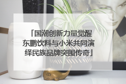 国潮创新力量觉醒 东鹏饮料与小米共同演绎民族品牌突围传奇