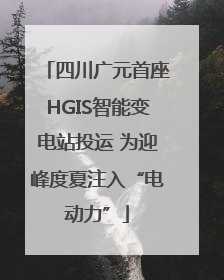 四川广元首座HGIS智能变电站投运 为迎峰度夏注入“电动力”