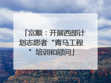 富顺：开展西部计划志愿者“青马工程”培训和慰问