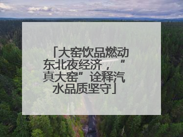 大窑饮品燃动东北夜经济，“真大窑”诠释汽水品质坚守