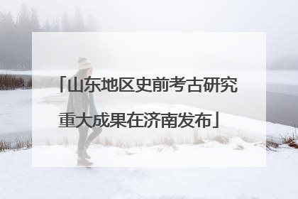 山东地区史前考古研究重大成果在济南发布