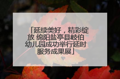 延续美好，精彩绽放 绵阳盐亭县岐伯幼儿园成功举行延时服务成果展