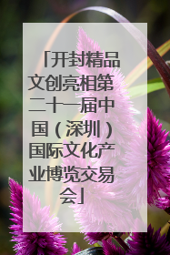 开封精品文创亮相第二十一届中国（深圳）国际文化产业博览交易会