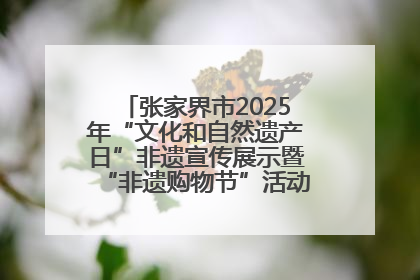 张家界市2025年“文化和自然遗产日”非遗宣传展示暨“非遗购物节”活动在慈利县盛大启幕