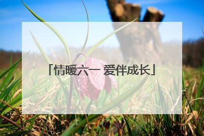 情暖六一 爱伴成长