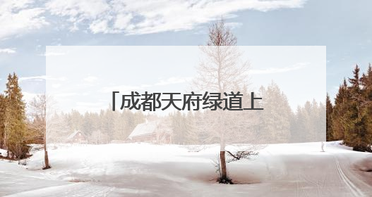 成都天府绿道上，有汽车“出没”？园区最新回应
