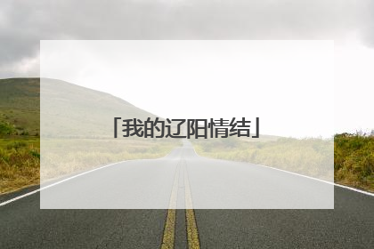 我的辽阳情结