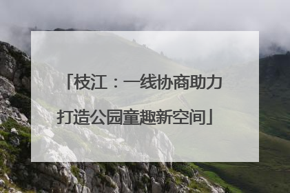 枝江：一线协商助力打造公园童趣新空间