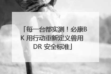 每一台都实测！必康BK 用行动重新定义兽用 DR 安全标准