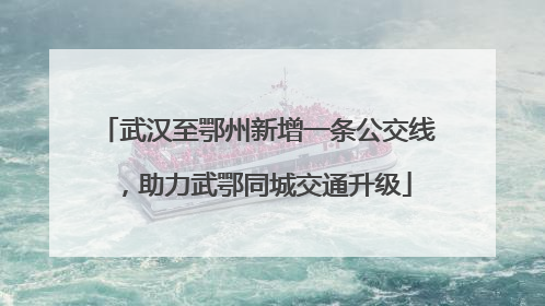 武汉至鄂州新增一条公交线，助力武鄂同城交通升级