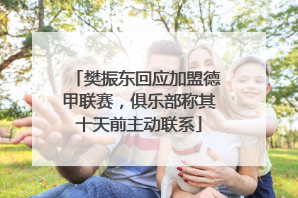 樊振东回应加盟德甲联赛，俱乐部称其十天前主动联系