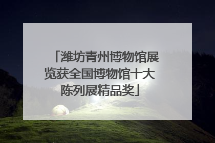 潍坊青州博物馆展览获全国博物馆十大陈列展精品奖