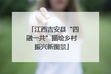 江西吉安县“四融一共”描绘乡村振兴新图景