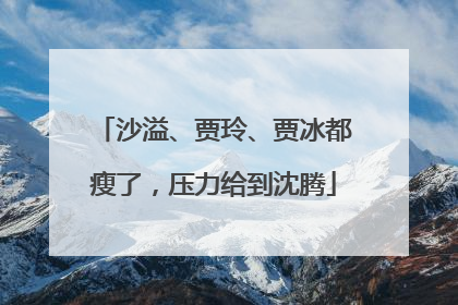 沙溢、贾玲、贾冰都瘦了，压力给到沈腾