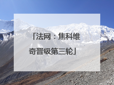 法网：焦科维奇晋级第三轮
