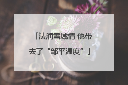 法润雪域情 他带去了“邹平温度”