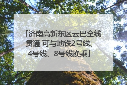 济南高新东区云巴全线贯通 可与地铁2号线、4号线、8号线换乘