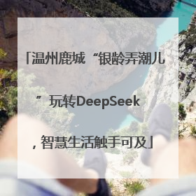 温州鹿城“银龄弄潮儿”玩转DeepSeek，智慧生活触手可及