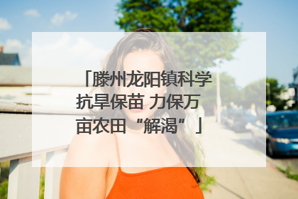 滕州龙阳镇科学抗旱保苗 力保万亩农田“解渴”