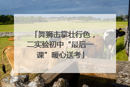 舞狮击掌壮行色，二实验初中“最后一课”暖心送考