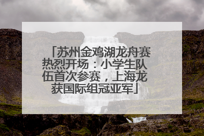 苏州金鸡湖龙舟赛热烈开场：小学生队伍首次参赛，上海龙获国际组冠亚军