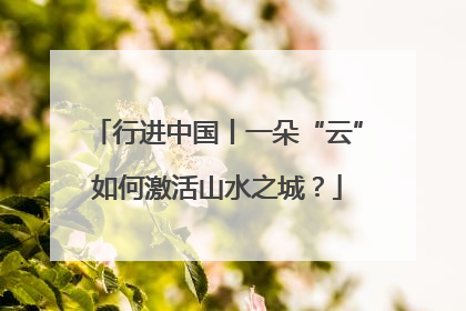 行进中国丨一朵“云”如何激活山水之城？