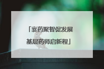 襄药聚智促发展 基层药师启新程