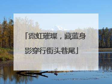 霓虹璀璨，藏蓝身影穿行街头巷尾
