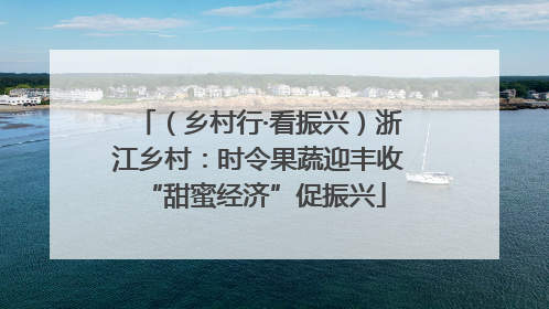 （乡村行·看振兴）浙江乡村：时令果蔬迎丰收 “甜蜜经济”促振兴